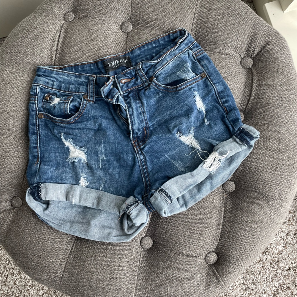 ENJEAN, size small, and dark blue.